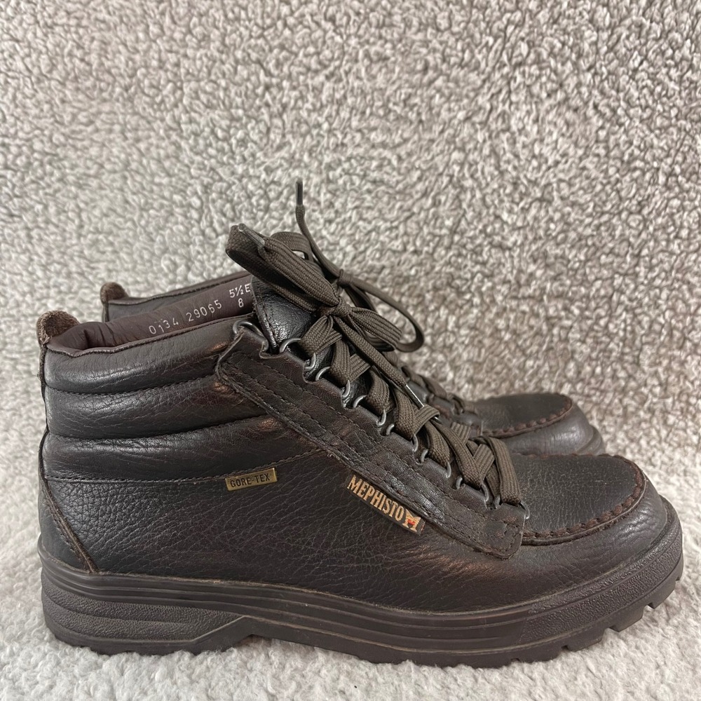 Mephisto Niki Gore-Tex Womens 8 Brown Waterproof Hiking Outdoor Leather Boots